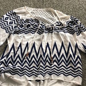 3/4 sleeve blouse from Buckle